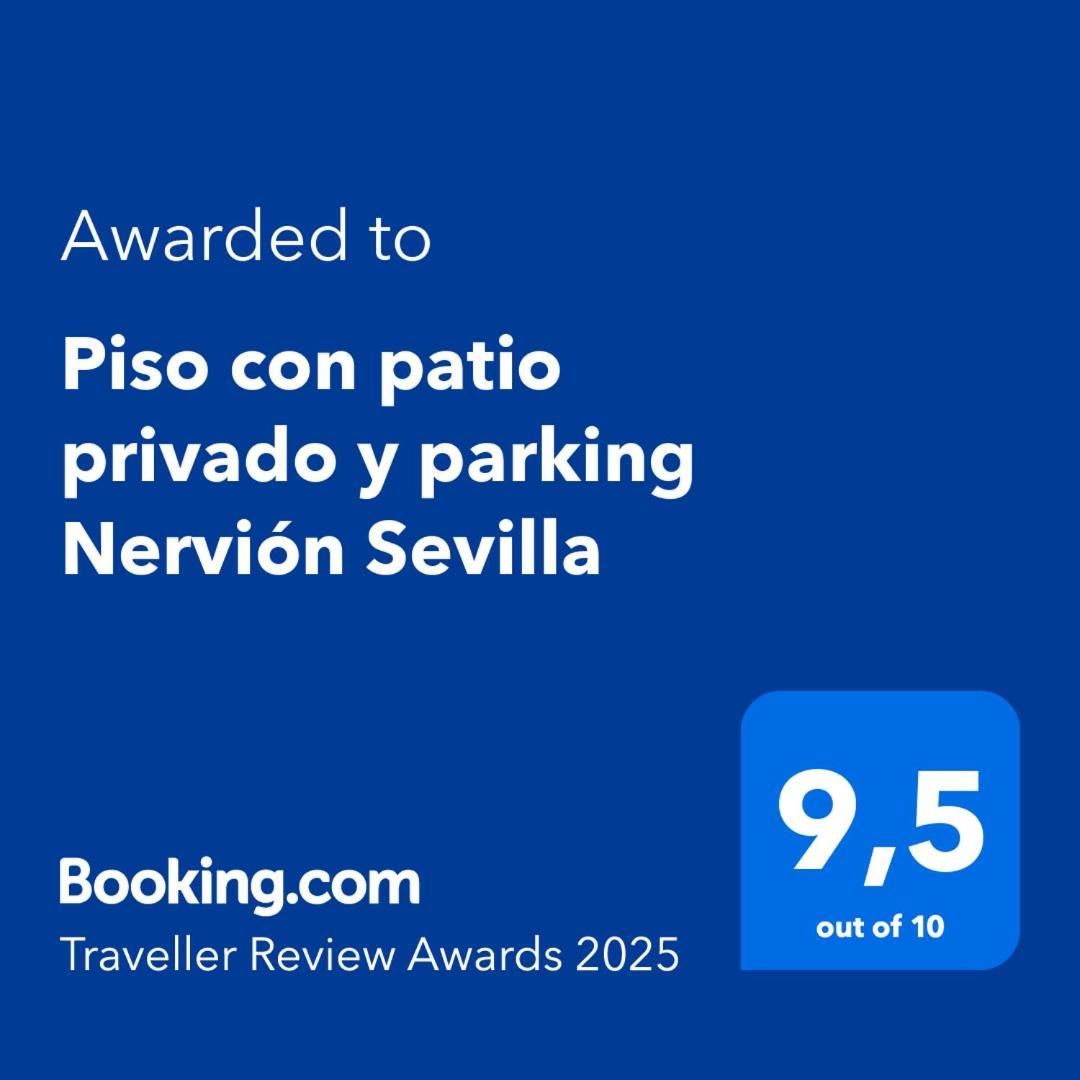 Piso Con Patio Privado Y Parking Nervion Sevilla Ngoại thất bức ảnh